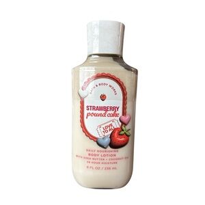 Bath & Body Works Strawberry Pound Cake Body Lotion - NEW